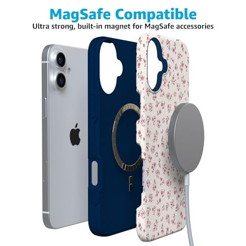Casely iPhone 16 Case | Cottage Charm | Cottagecore | Bold Protective Design | Compatible with MagSafe - Image 3