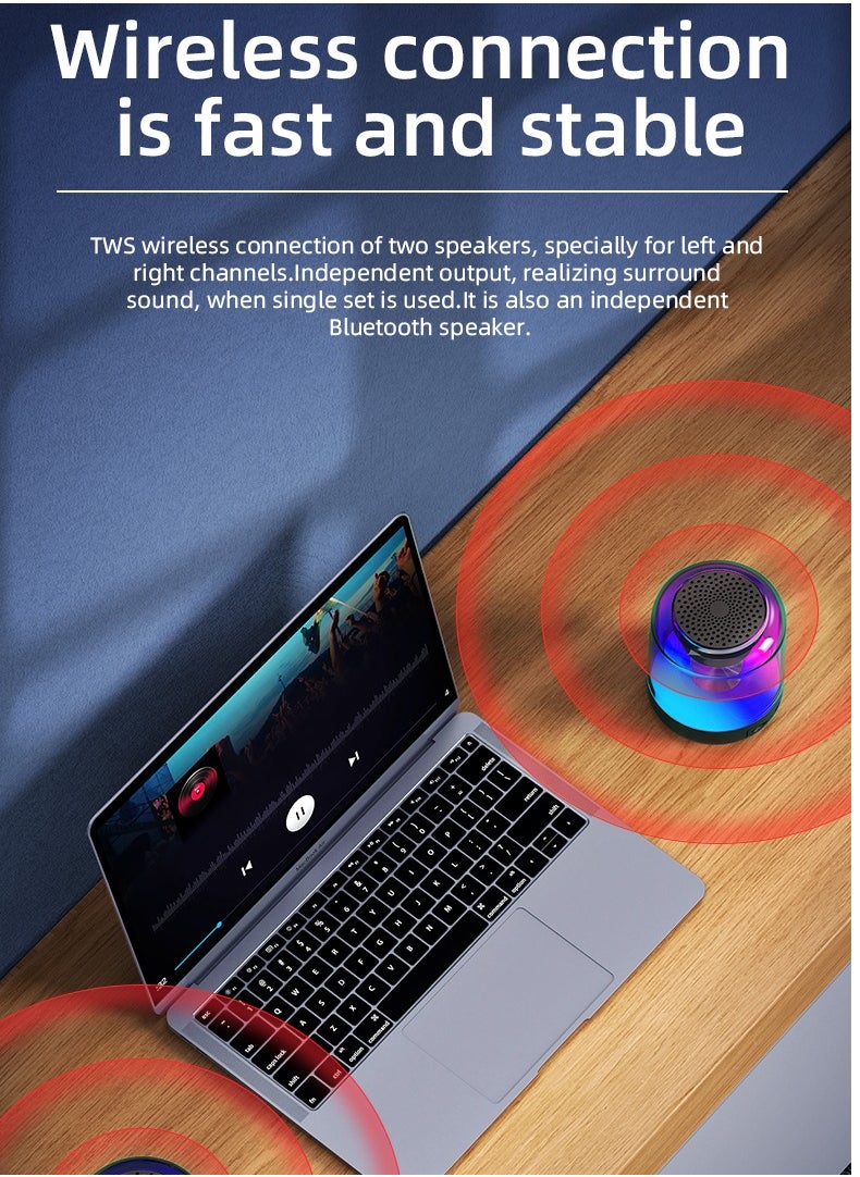 SAB - Portable Bluetooth Speaker Lamp Multicolour - Image 1