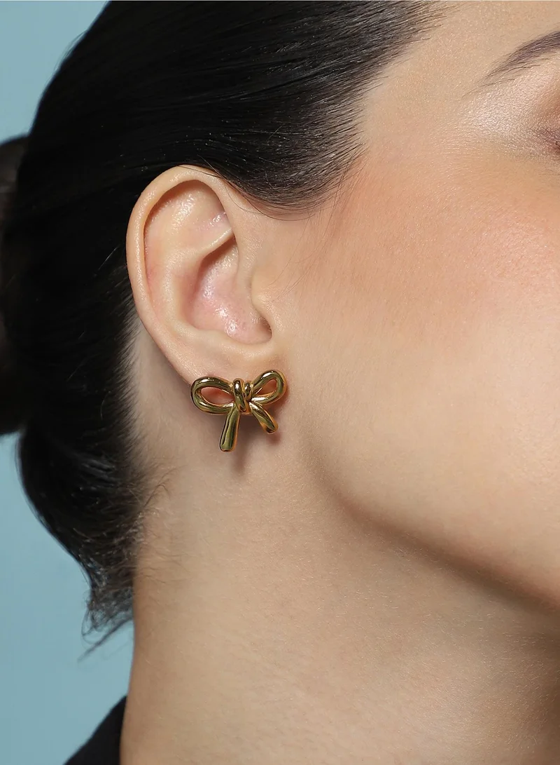 سوهي أقراط نسائية بعقدة فيونكة | لون كاليفورنيا | مقاس واحد | سبيكة معدنية | إغلاق بالدفع | أقراط للمناسبات الكاجوال والمسائية