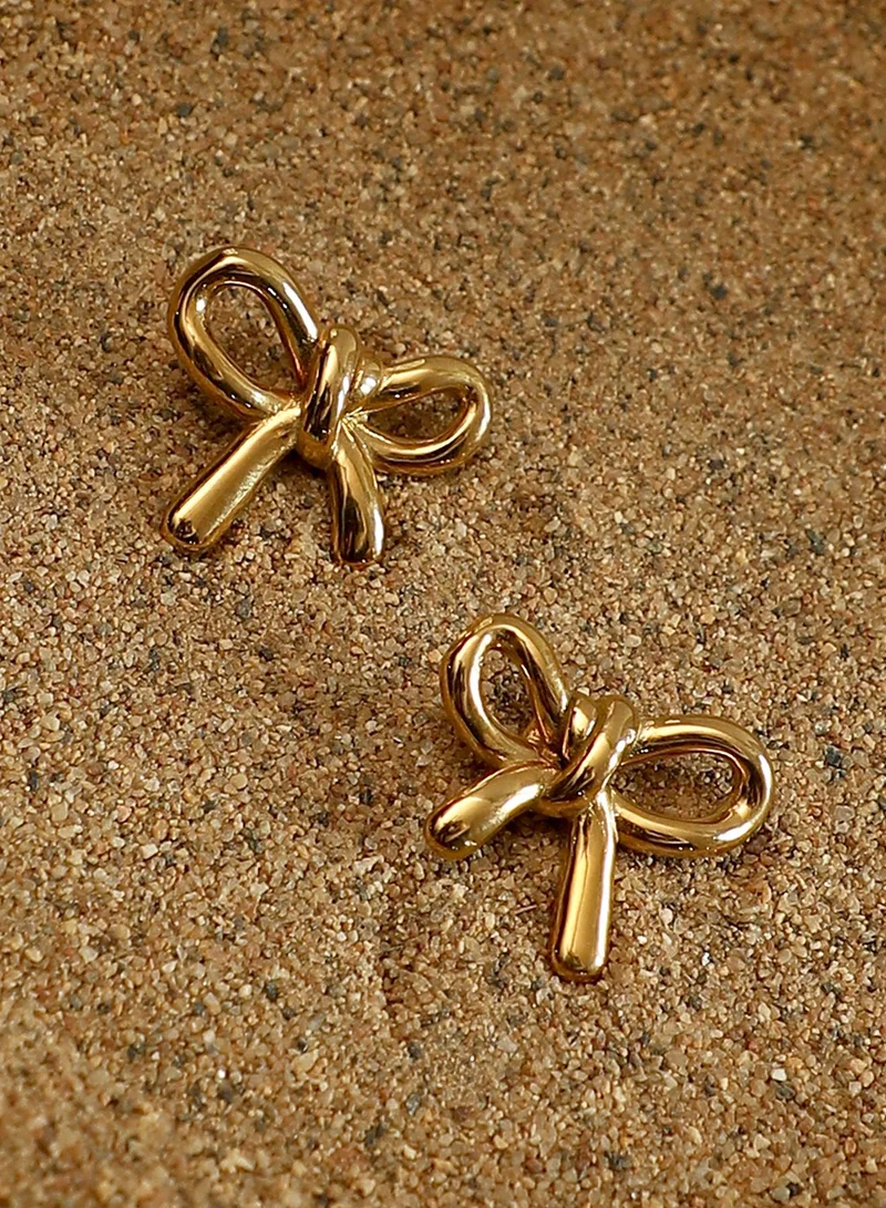 سوهي أقراط نسائية بعقدة فيونكة | لون كاليفورنيا | مقاس واحد | سبيكة معدنية | إغلاق بالدفع | أقراط للمناسبات الكاجوال والمسائية