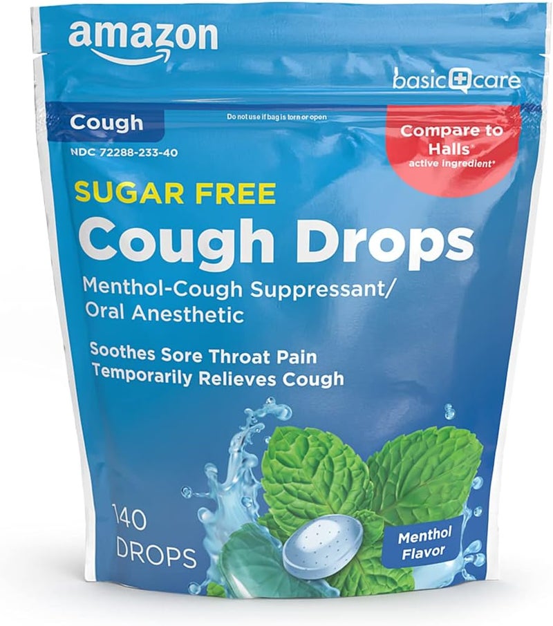 Care Sugar Free Menthol Cough Drops 140 count Previously SoundHealth - Image 1