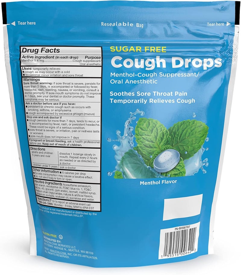 Care Sugar Free Menthol Cough Drops 140 count Previously SoundHealth - Image 2