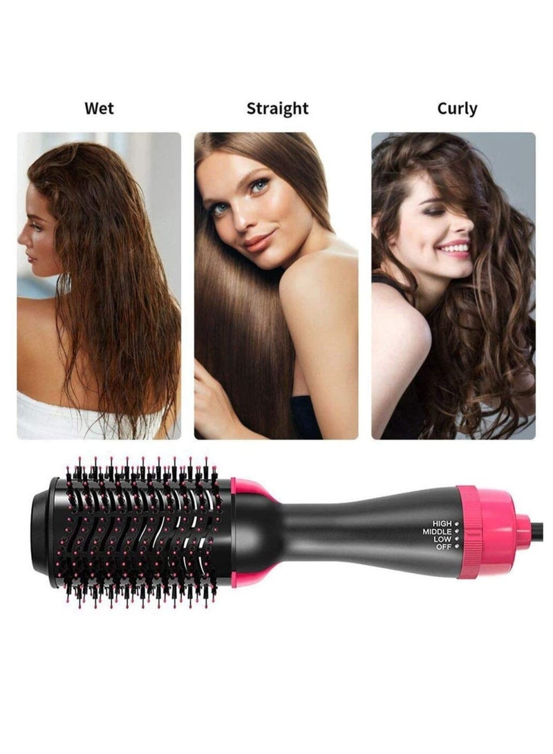 ELTRAZONE 2 In 1 Professional Hair Dryer Brush Negative Ion Blow Dryer Straightening Brush Hot Air Styling Comb Electric Hair Straightener Styler - Image 1
