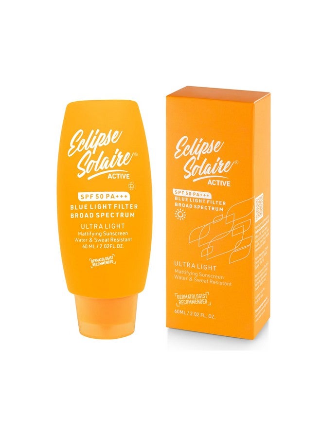 Yuderma واقي شمس يوديرما إكليبس سولير النشط المطفئ SPF 50 PA+++ | بدون أثر أبيض | حماية من UVA/B والضوء الأزرق | غير دهني | لجميع أنواع البشرة 60 مل - Image 1