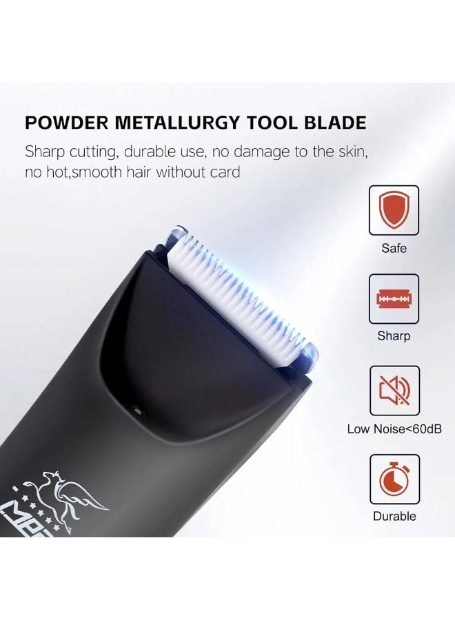 MPRO MP-1845 Waterproof Body Grooming Trimmer with LCD Display & 600mAh Battery - Image 2