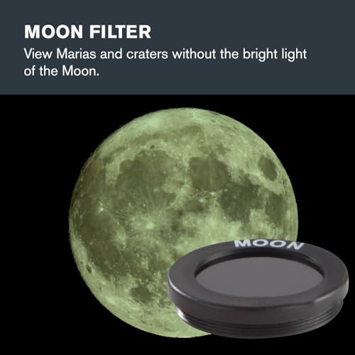 Celestron AstroMaster 8-Piece Eyepiece & Filter Accessory Kit - Includes Two 1.25” Eyepieces, 2X Barlow Lens, Three Filters, Cleaning Cloth and Hard Case Black - Image 5