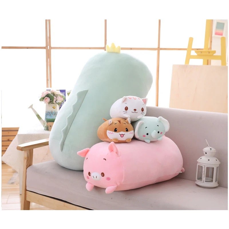 Y&D Stuffed & Plush Animal Super Soft Down Cotton Plush Doll Sofa Decoration Lovely Panda Dinosaur Bunny Elephant Bear Plush Toy - Image 5