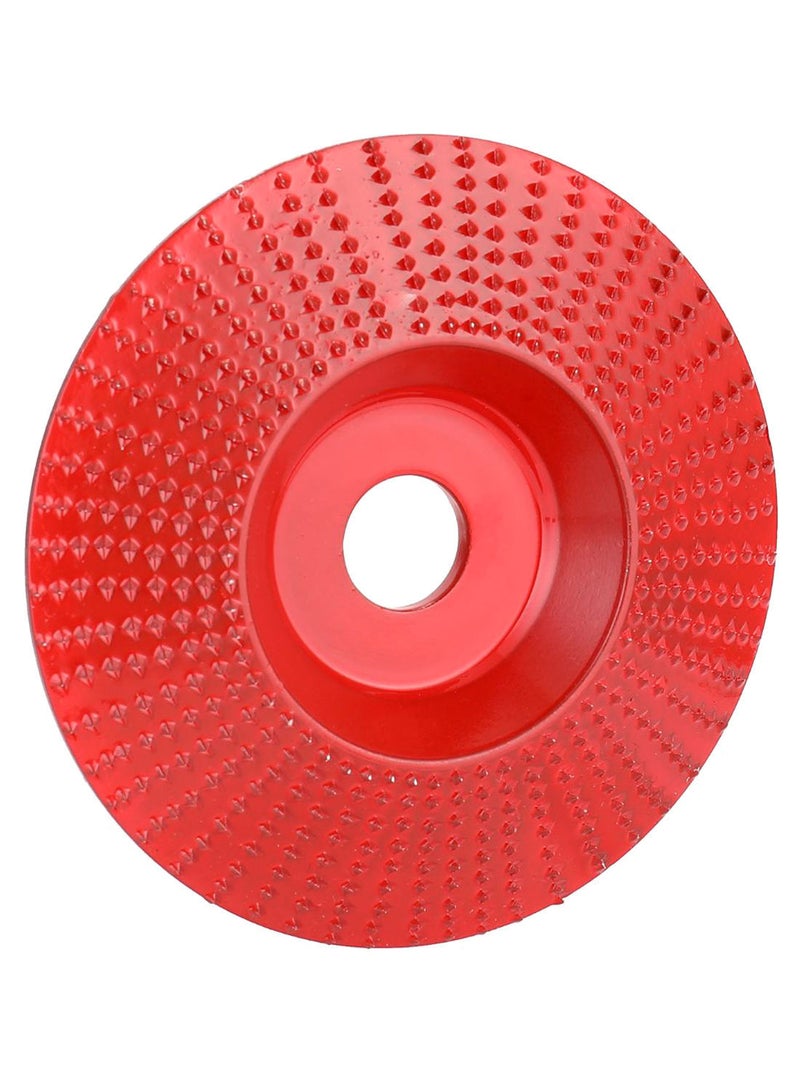 NIBEMINENT Angle Grinder Sanding Carving Rotary Disc Red 