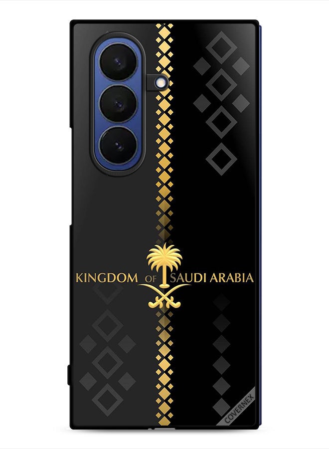 Covernex Samsung Galaxy Z Fold7 Protective Case Cover Kingdom Of Saudi Arabia Pattern - Image 1
