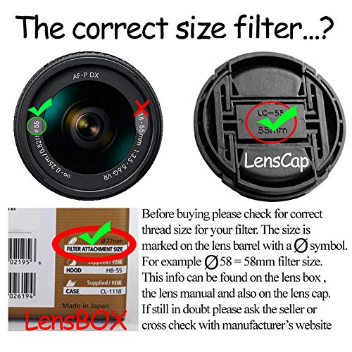Stela Safety Filter RI-PRO1 ProtectAnd 49mm Zero Coating Filter Compatible with Canon EOS M100 Kit (EF-M15-45 is STM) - Image 4