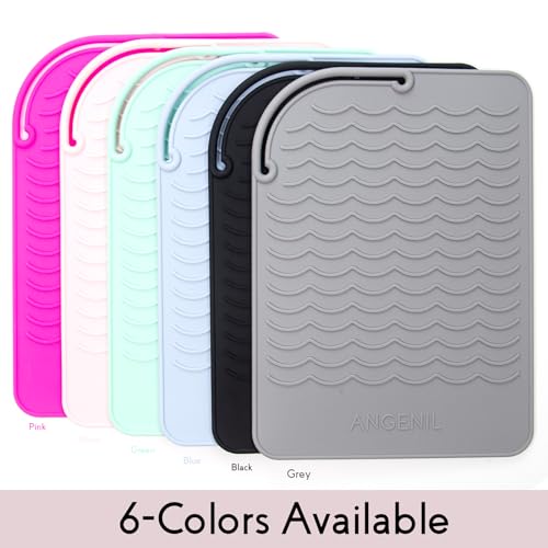 ANGENIL Heat-Resistant Silicone Mat for Hair Irons, 9 x 6.5 inch, Protecting Your Counter Safely - Image 5