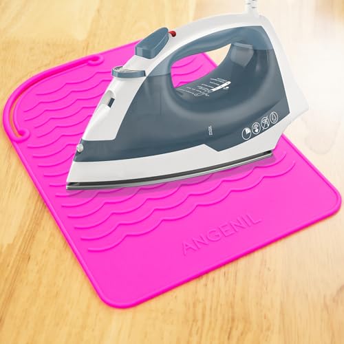 ANGENIL Heat-Resistant Silicone Mat for Hair Irons, 9 x 6.5 inch, Protecting Your Counter Safely - Image 3