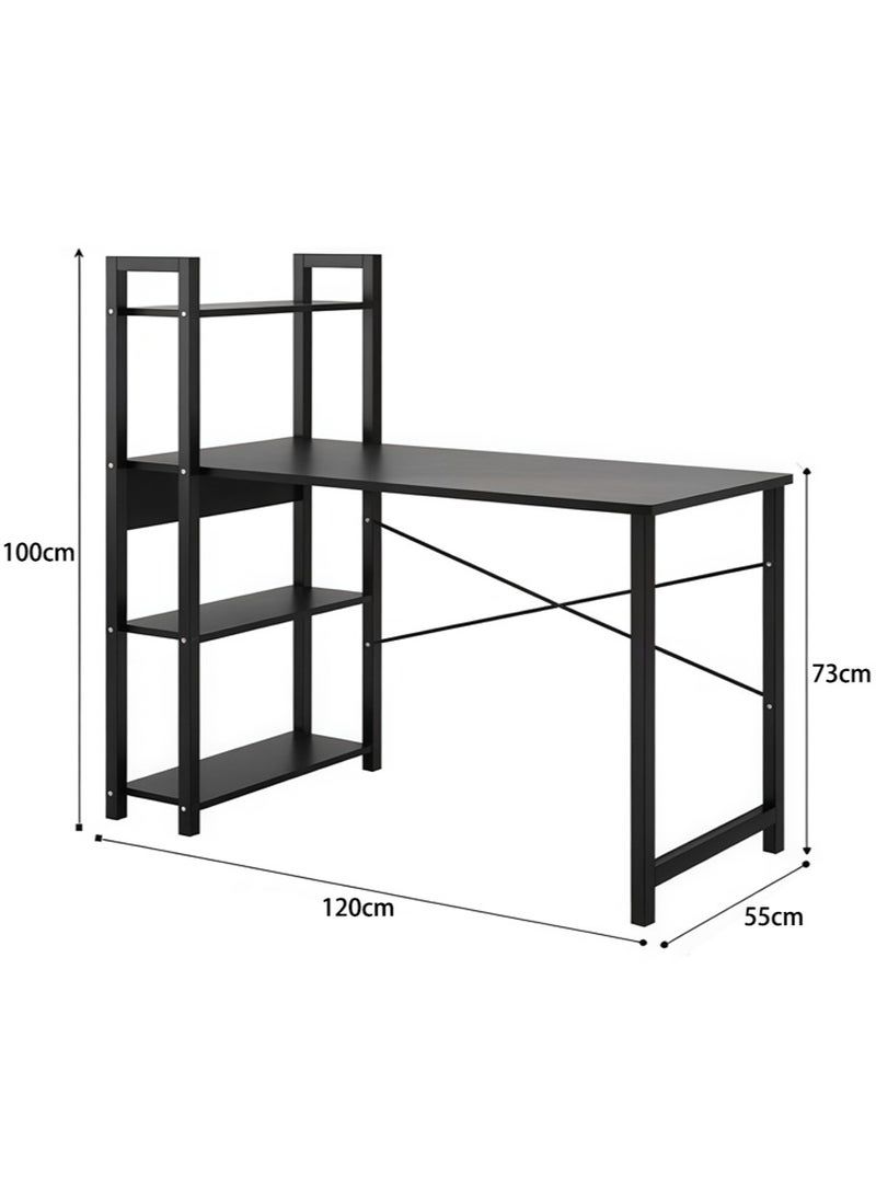 Leon Home PC desktop computer table, gaming table, very suitable for gamers, (120×55×73cm)  - Image 4