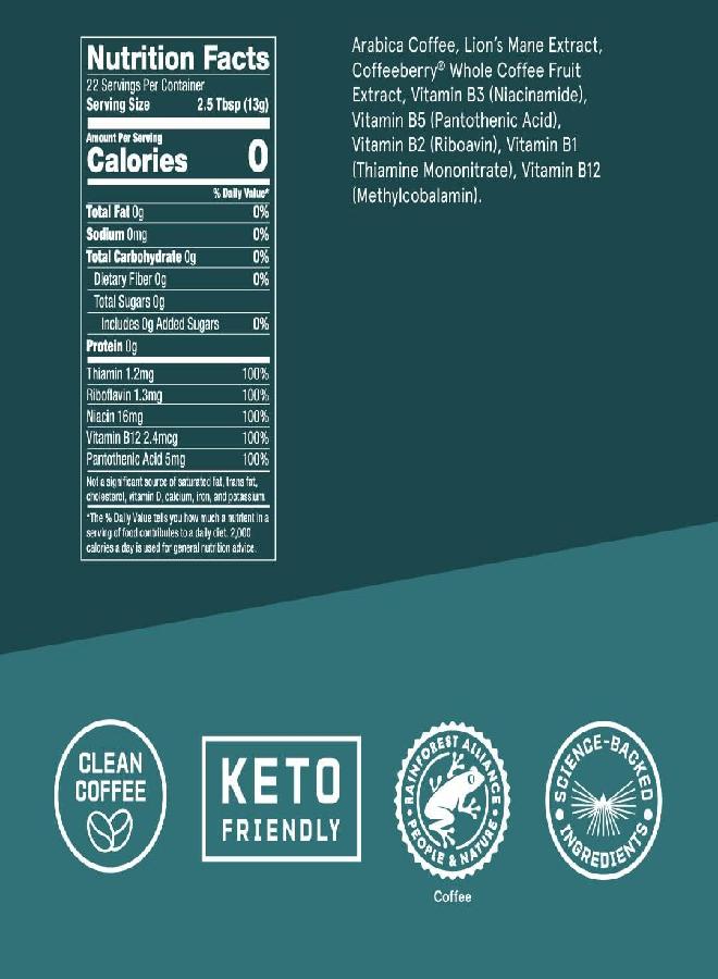 Bulletproof The High Achiever Ground Coffee, 10 Ounces, Medium-Dark Roast Enhanced Coffee - Image 1