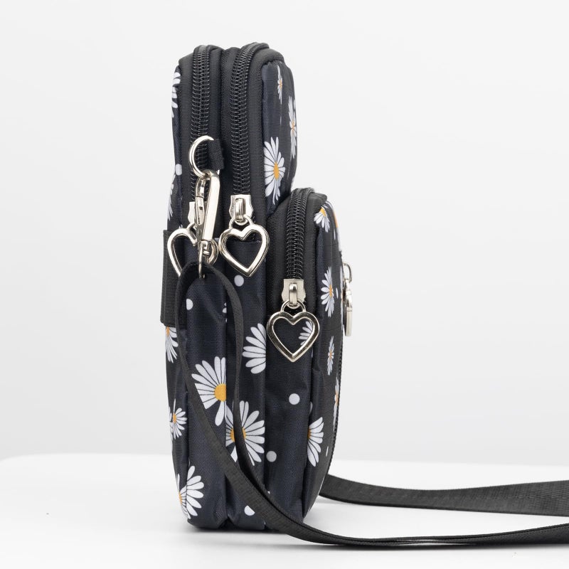 JANKS Small Crossbody Bags for Women Mini Cell Phone Purses with Crossbody Strap Phone Wallet Shoulder Bag Nylon Arm Bag - Image 4
