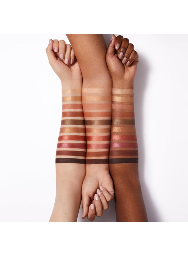 elf Perfect 10 Eyeshadow Palette, Ten Ultra-pigmented Shimmer & Matte Rose Gold Shades, Blendable Formula, Vegan & Cruelty-free, Rose Gold Sunset - Image 3