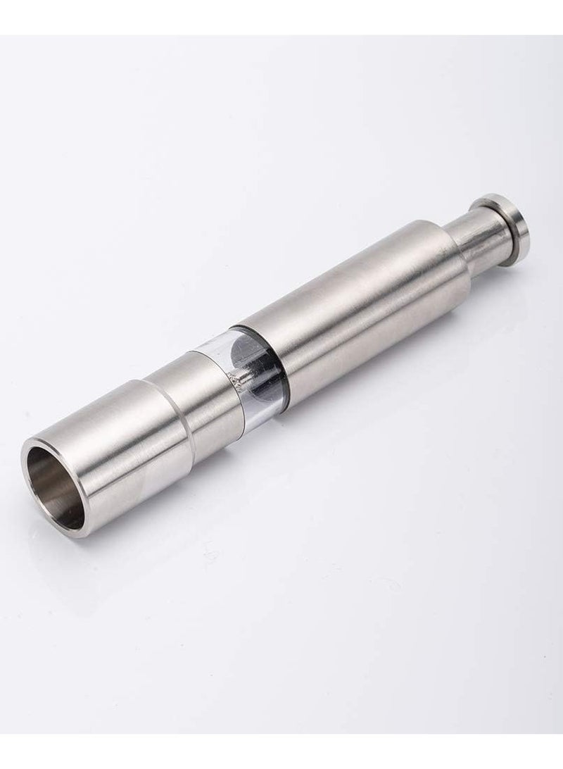 مطحنة صغيرة من الفولاذ المقاوم للصدأ ذات ضغط كبير للفلفل الأسود أو الملح (عبوة واحدة) - Image 1