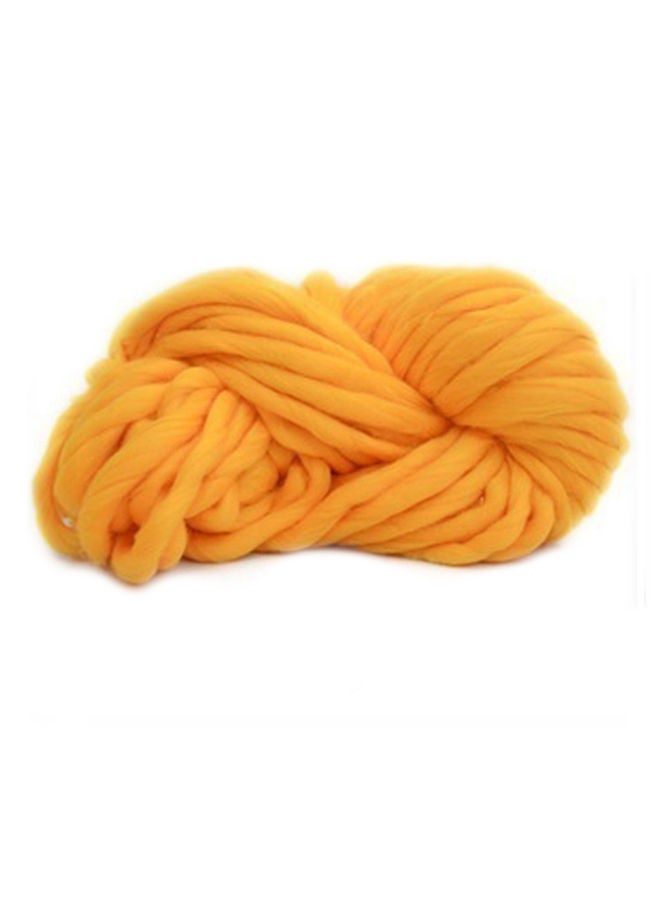 NIBEMINENT Wool Blend Sweater Coarse Yarn Yellow 40000x20mm - Image 1