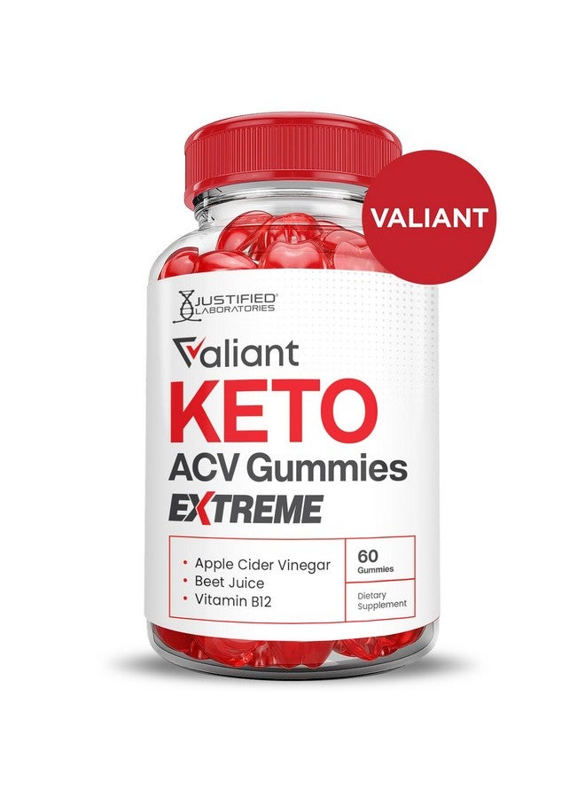 Justified Laboratories حلوى فاليانت كيتو ACV المتطرفة 2000 ملغ حلوى فاليانت كيتو خل التفاح مصنوعة من مسحوق عصير الرمان والبنجر B12 نباتية غير معدلة وراثيًا 60 حبة - Image 3