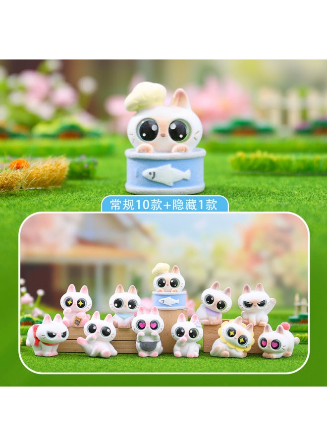 Cartoon Internet Celebrity Hot Cat Pai Energy Crystal Blind Box Ornament Office Cute Desktop Decoration