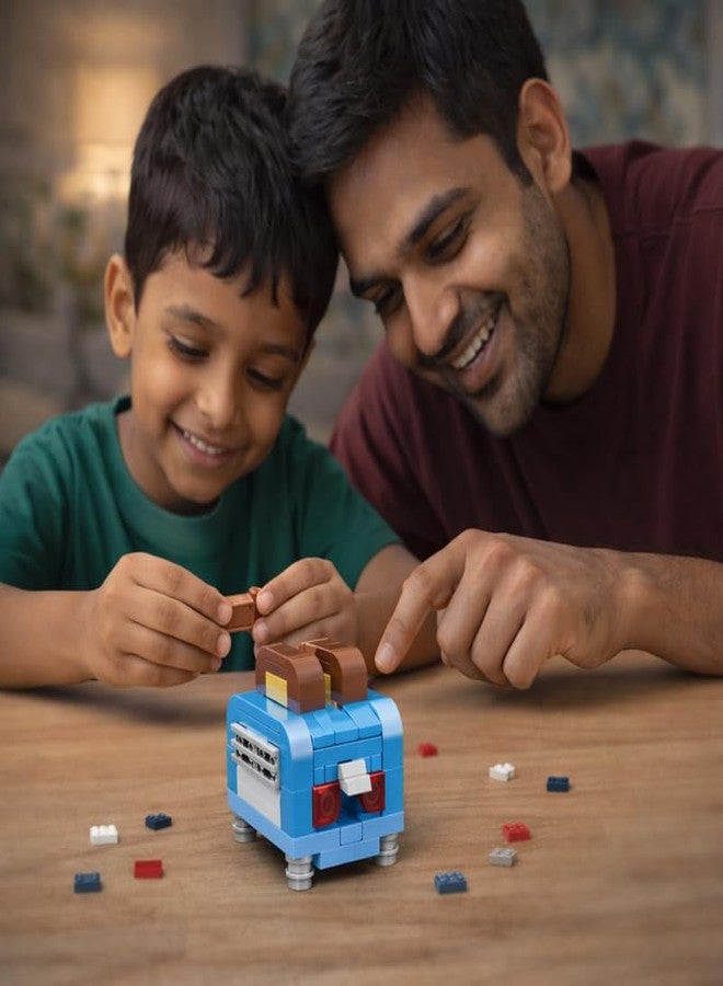 ThinkerPlace STEM Home Appliance Toaster Building Blocks Set (95 Pcs) | DIY Kitchen & Pretend Play Toy for Kids 6+ Years (Boys & Girls) | Educational Role Play Creativity Toy - Image 4