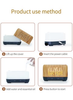 Perfii 200ml Flame Effects LED Aroma Diffuser for Home, Bedroom and Office  - Image 2