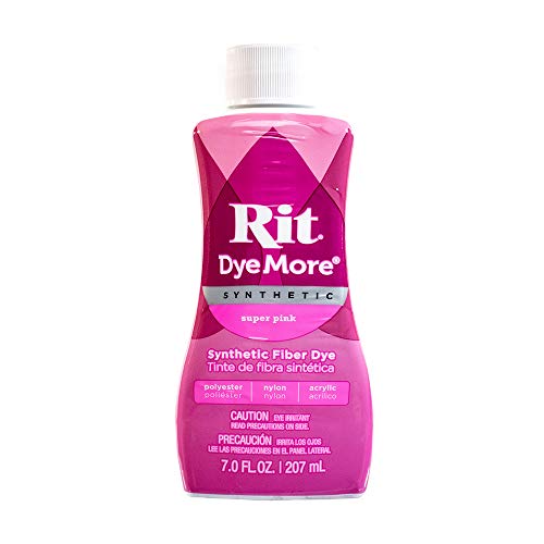 Craft County Rit DyeMore 7 Oz Synthetic Liquid Fiber Dye for Clothing Dcor and Crafts Super Pink 1 Pack - Image 1