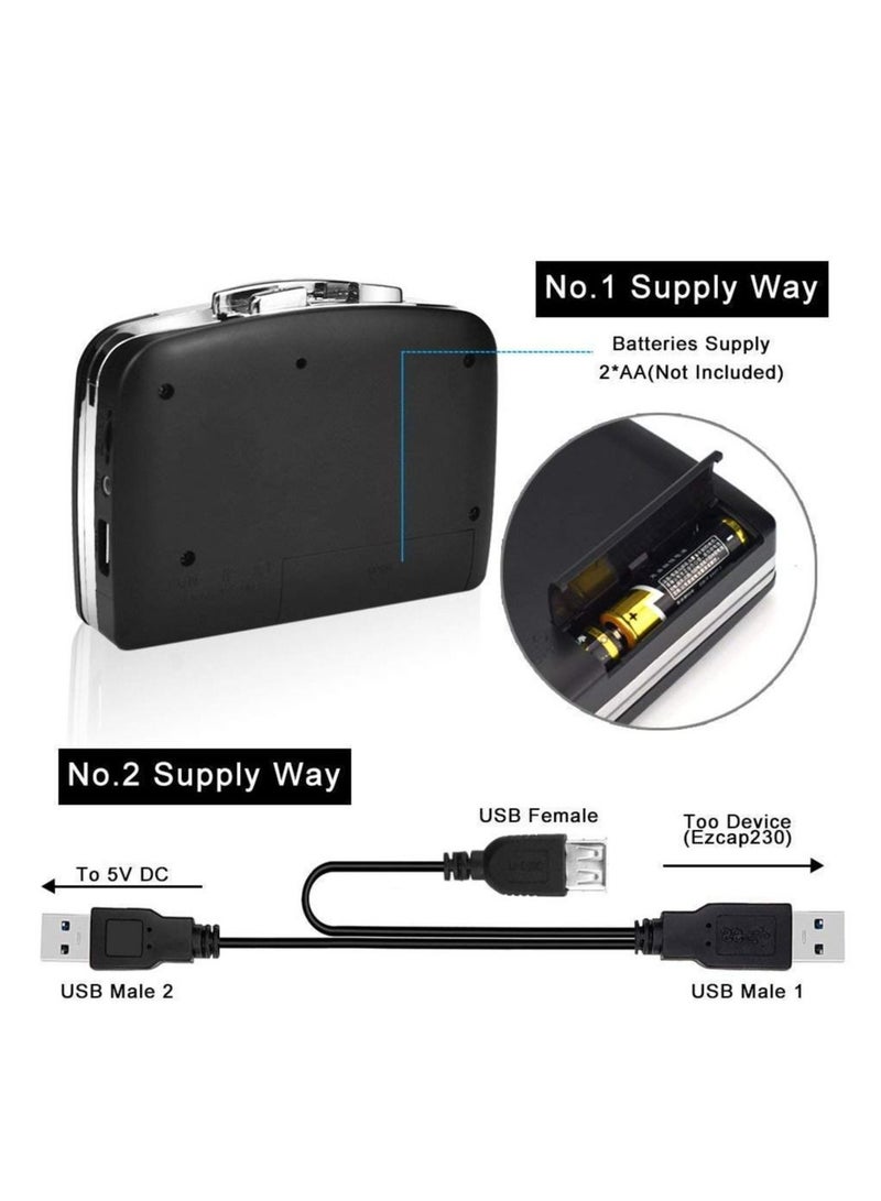 Digital USB Cassette Audio Music Player and Tape-to-MP3 Converter  - Image 5