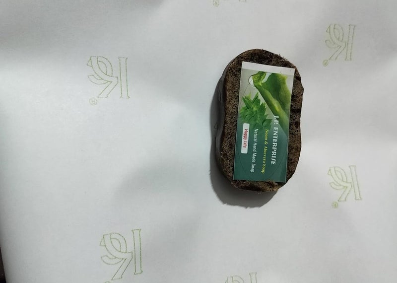 Aureus Natural Neem  Aloe Vera Handmade Bathing Soap 5 Pieces - Image 1