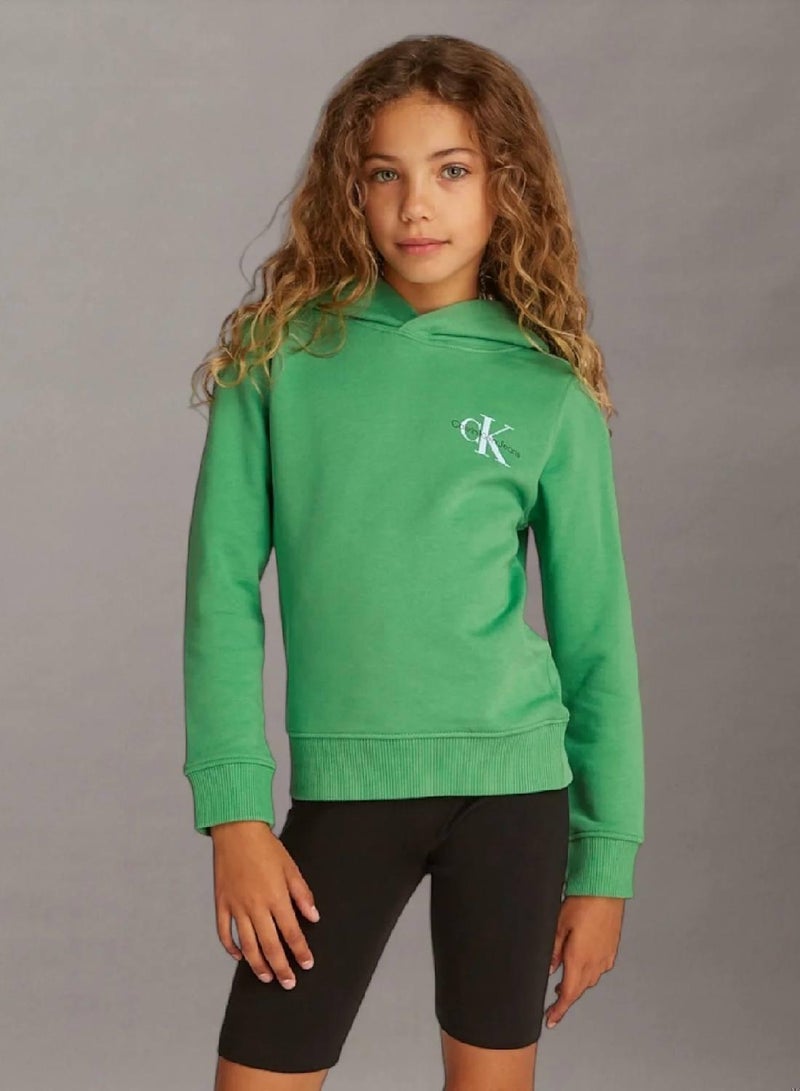 كالفن كلاين جينز هودي من القطن للجنسين - Image 1