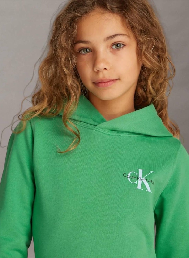 كالفن كلاين جينز هودي من القطن للجنسين - Image 4