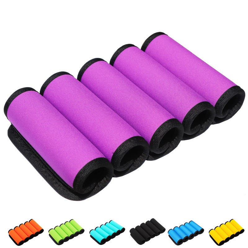 Xioioix Luggage Handle Wrap-Neoprene Luggage Identifiers For Suitcases Unique Bright Luggage Tags/Spotter/Markers/Handle Cover Travel Accessories - Image 1