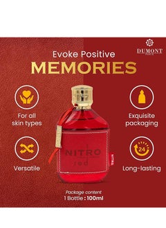 NITRO CANADA Nitro red perfume 100ml  - Image 2