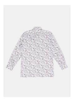 Olymp Collared Neck Long Sleeve Floral Shirt  - Image 2