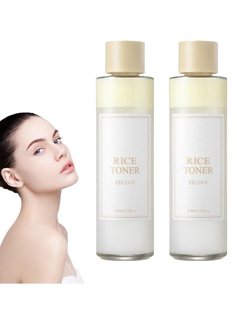 EELHOE White Rice Serum Skin Brightening Fade Dark Spots Rice Water Spray Face Mist Hydrating Face Toner - Image 3