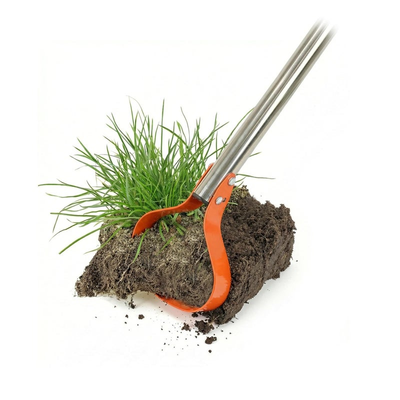 CKLT 63-Inch Stirrup Hoe Garden Tool - Action Hoe with 15Â° Sharp Spring Steel Blade & Anti-Loosening Nut, Adjustable Long Handle Weeding Tool for Flower Beds, Yard, and Farm Weeding - Image 1