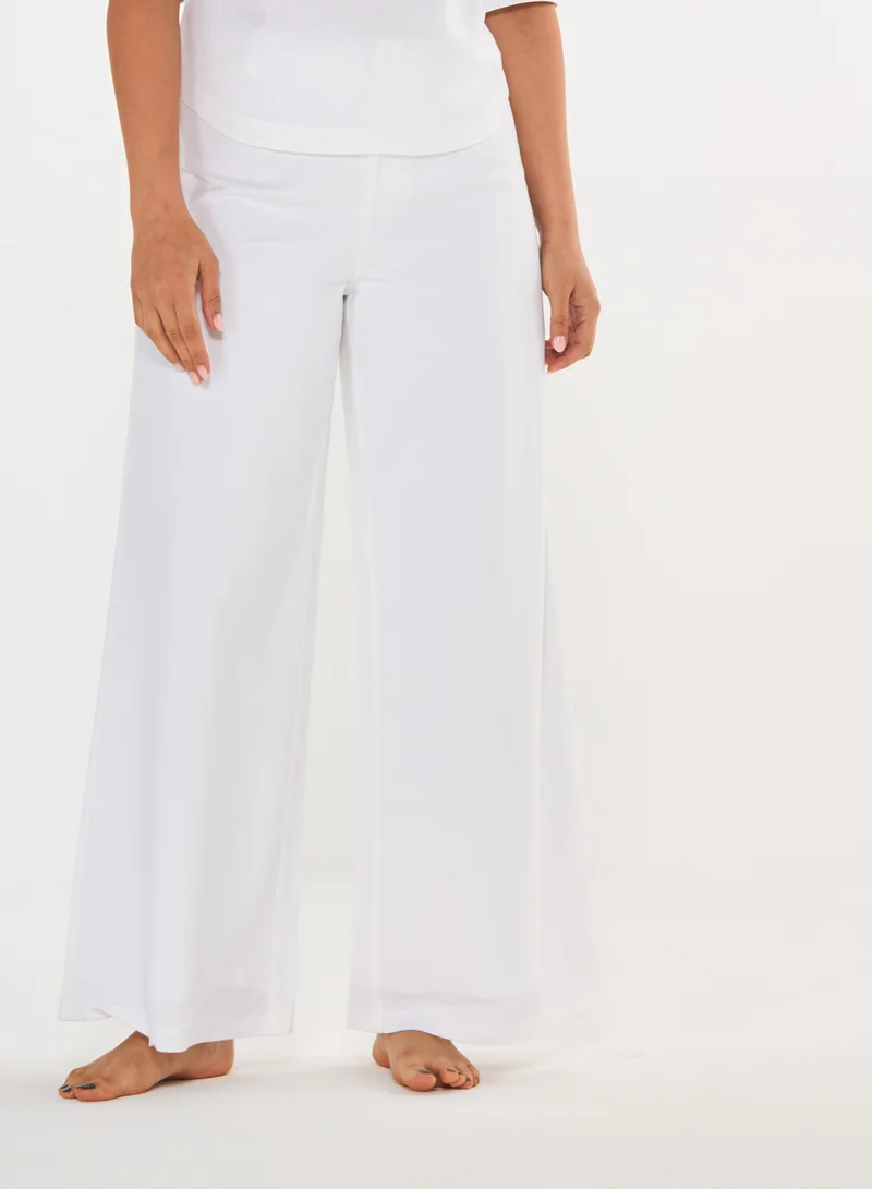 Ashita Fernandes High-Waisted Wide-Leg Pants