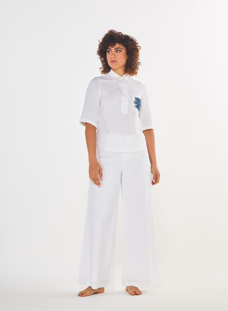 Ashita Fernandes High-Waisted Wide-Leg Pants  - Image 1
