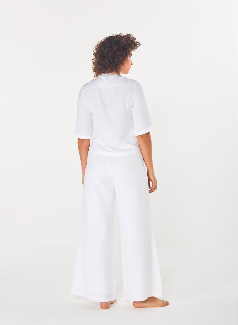 Ashita Fernandes High-Waisted Wide-Leg Pants  - Image 4