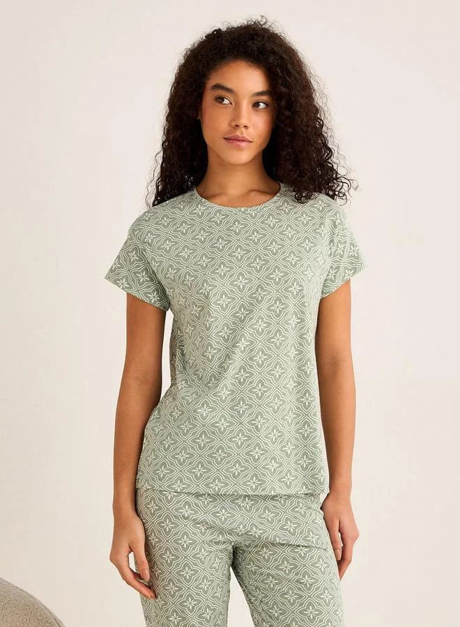 Splash FAV Pyjama Set Printed T shirt & Pyjama