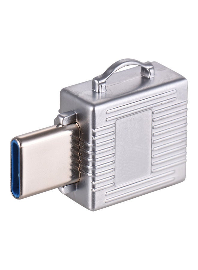 NIBEMINENT Type C To USB 3.0 OTG Adapter For Chromebook/MacBook Silver - Image 5