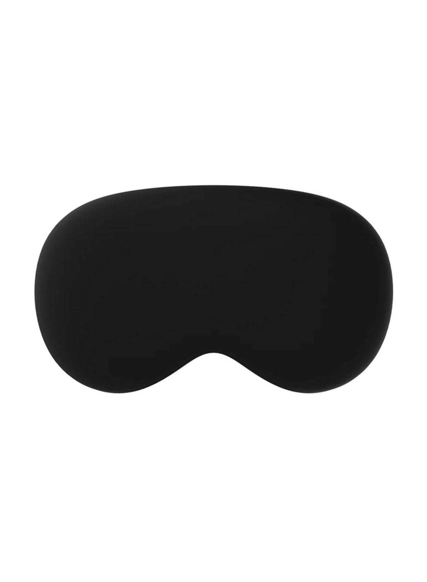 1pcs Silicone Screen Protective Cover Shockproof VR Helmet Protective Cover Dustproof Protective Case for Apple Vision Pro VR Glasses Black