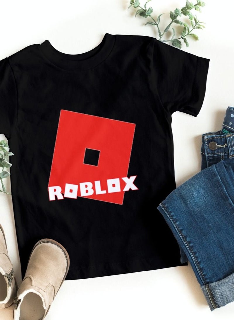 ROBLOX Children T-shirt Printing Fashion Short Sleeve Round Collar T-shirt