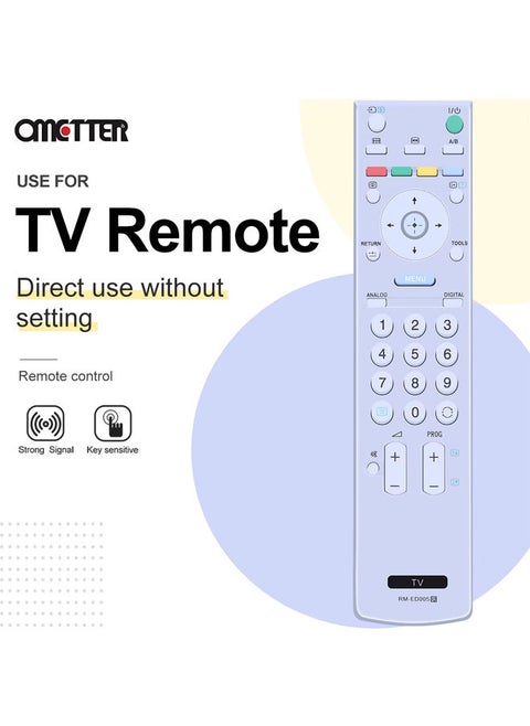 RM-ED005 Fit for Sony Bravia TV Remote Control KDL-46V2000 KDL-40V2000 KDL-32V2000 KDL-20G30xx KDL-20G3000 KDL-20G3030 KDL-46S20