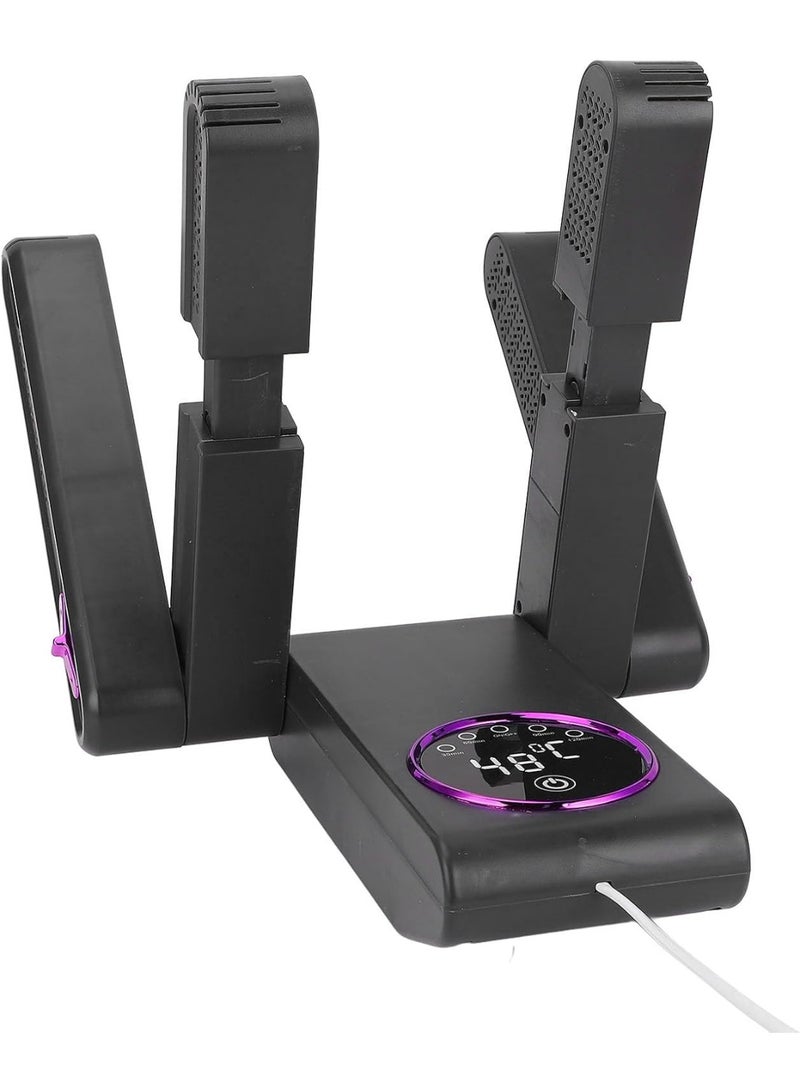 Boot Dryer Double Arm, Portable Foldable Shoe Dryer with Timer, Adjustable Angle Quick Drying Boot Warmer , Dries 2 Pairs Simultaneously - Image 2