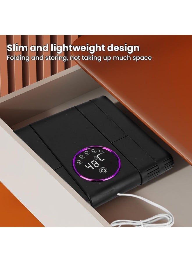 Boot Dryer Double Arm, Portable Foldable Shoe Dryer with Timer, Adjustable Angle Quick Drying Boot Warmer , Dries 2 Pairs Simultaneously - Image 4