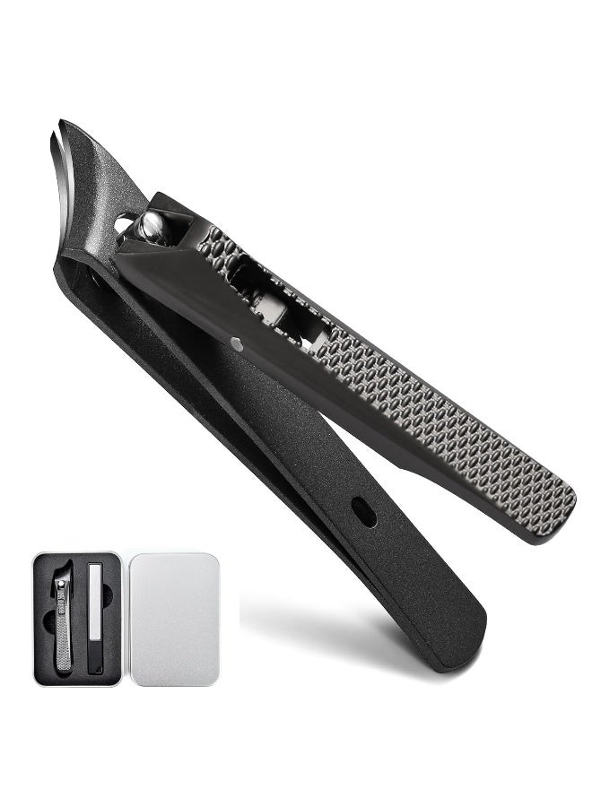 Generic Angled Nail Clippers, Nail Clippers for Thick Nails Cutter for Ingrown Manicure Set, Slant Curved Blade Nail Cutters Ingrown Nail Pain Relief Tool For Podiatrists Toenail Slant Nail Cutter  - Image 1