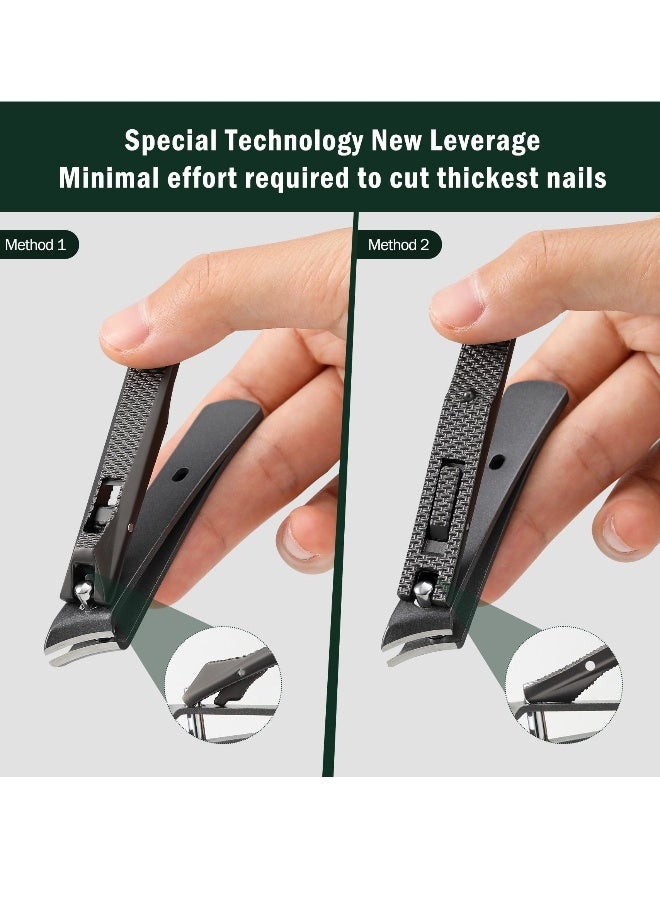 Generic Angled Nail Clippers, Nail Clippers for Thick Nails Cutter for Ingrown Manicure Set, Slant Curved Blade Nail Cutters Ingrown Nail Pain Relief Tool For Podiatrists Toenail Slant Nail Cutter  - Image 5