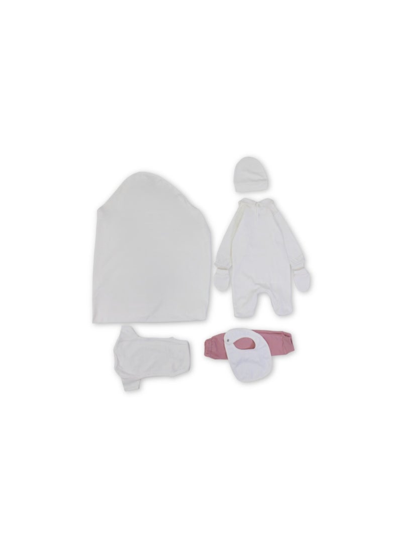 Berceau Baby Newborn Outfit Set with Teddy Bear Print - Image 2