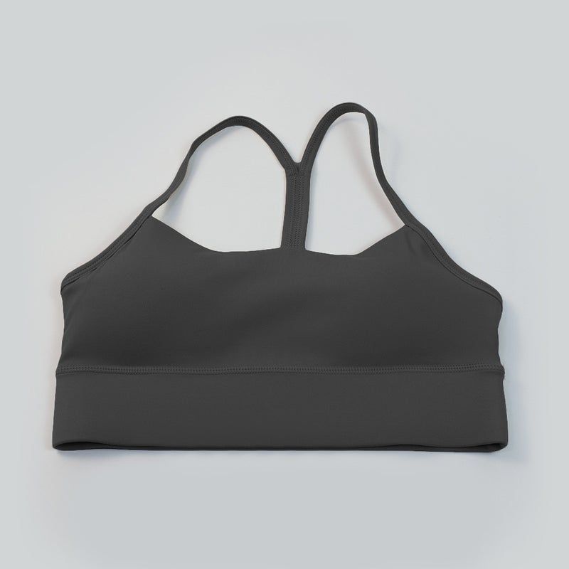 Yoga clothing bra women''s sports underwear double-sided sanding tight thin belt Y-shaped beautiful back fitness jogging vest bra - Image 1